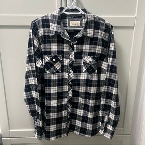 WEATHERPROOF Vintage Plaid Button Up Shirt Women's Size XL 100% Cotton